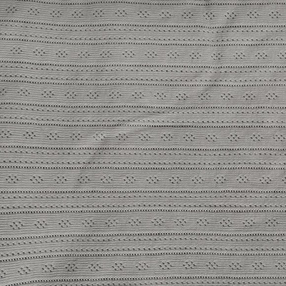 Baby Blue Lettuce Trim Crop Top - Picture 3 of 4